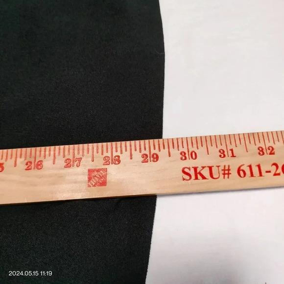 Charles Henry Size Small Black Bid Neckline Lined Short Sleeves Minimalist Dress - Picture 9 of 9